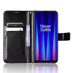 Htdmobiles Housse pour OnePlus Nord CE 2 5G - etui coque pochette portefeuille + film ecran - NOIR