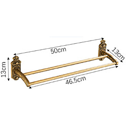 Universal Accessoires de salle de bain Étagère de salle de bain en laiton antique, anneau de serviette, papier, brosse de toilette, crochet de manteau, salle de bains, savon | Ensemble de quincaillerie de bain