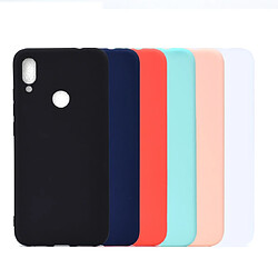 Wewoo Coque Souple Pour Xiaomi Redmi Note 7 en TPU Couleur Candy Rose pas cher