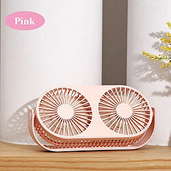 Wewoo Mini-ventilateur mini-feuilles USB rose