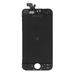 Visiodirect Ecran complet pour iPhone 5C téléphone portable noir vitre tactile + écran LCD sur chassis + outils