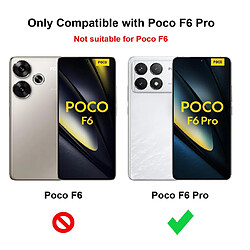 Acheter Htdmobiles Coque pour Xiaomi Poco F6 Pro 5G / Redmi K70 5G / K70 Pro 5G / K70S - housse etui silicone gel fine + film ecran - TRANSPARENT TPU