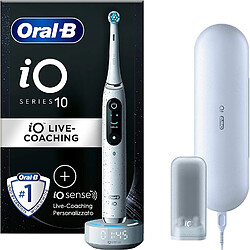 Oral-B iO SERIES 10 Adulte Brosse à dents vibrante Blanc 