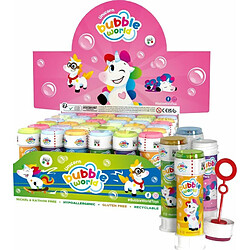 DULCOP - Pack de 36 Bulles Licorne - Bulles de Savon - 60 ML - 047815 - Multicolore - Plastique - Licence Officiel - Jouet Enfant - Jeu de Plein air - À Partir de 3 Ans