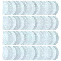 Lot de 80 pièces d'aspirateur jetable pour Ecovacs Deebot Ozmo série T8, accessoires avec chiffon de nettoyage et vadrouille