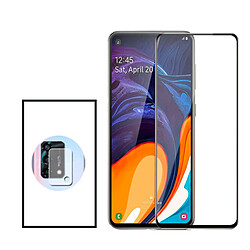 PHONECARE Kit Film Caméra Arrière + Verre Trempé 5D Full Cover pour Oppo Reno6 Lite - Transparent / Noir