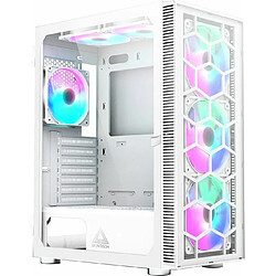 Boîtier Atx en verre trempé blanc Montech X3 Glass Rgb