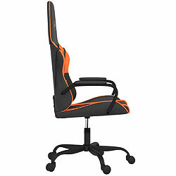 Acheter Maison Chic Chaise de jeu, Chaise gaming, Fauteuil gamer d'ordinateur,Chaise de Bureau Noir et orange Similicuir -GKD83121