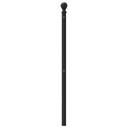 Acheter Maison Chic Tête de lit moderne pour chambre - Décoration de lit métal noir 193 cm -MN20122