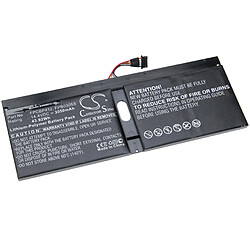 vhbw batterie compatible avec Fujitsu Lifebook U904, U904-0M75A1DE, U9040M75A1DE, U9040MXPA1DE laptop (3050mAh, 14,4V, Li-Polymère)