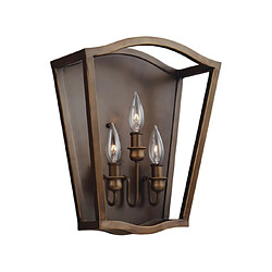 Elstead Lighting Applique murale Yarmouth Acier Laiton vieilli peint