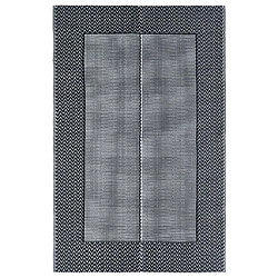 vidaXL Tapis d'extérieur Gris 120x180 cm PP