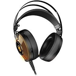 Casque avec Microphone Gaming Krom Kayle USB Noir Orange pas cher