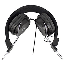 Avis Totalcadeau Casque audio serre-tête (3.5 mm) Noir - Ecouteurs avec prise jack câble 1,5 m pas cher