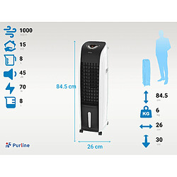 Purline Rafraichisseur d'air par évaporation à débit élevé et minuterie pas cher