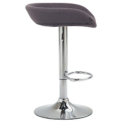 Avis Non Tabouret de bar Anaheim feutre chrome