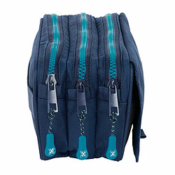 Trousse Fourre-Tout Triple Munich Nautic Blue marine 21,5 x 10 x 8 cm