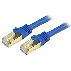 StarTech.com C6ASPAT10BL câble de réseau 3 m Cat6a U/FTP (STP) Bleu