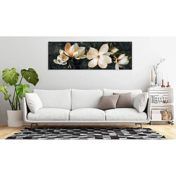 Artgeist Tableau - Avant-Garde Magnolia (1 Part) Narrow Orange [120x40]