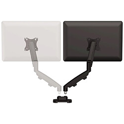 Fellowes Eppa Kit de Conversion Double Moniteur - Jusqu'à 39" et 8kg - Ressort à Gaz Réglable - Couleur Noir