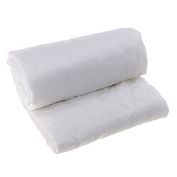 Acheter 1 pièce de tissu matelassé poly / coton double face pour les robes blanches