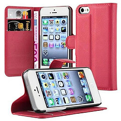 Cadorabo Coque iPhone 5 / 5S / SE 2016 Etui en Rouge