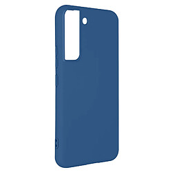 Avizar Coque Samsung Galaxy S22 Silicone Semi-rigide Finition Soft-touch Fine Bleu