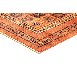 Avis Vidal Tapis de laine 151x109 orange Kashkuli