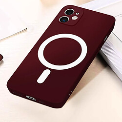 Avis Avizar Coque MagSafe iPhone 12 Mat Bordeaux