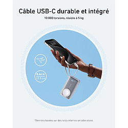 Acheter SANAG Maggo Power Bank Pour Apple Watch, Pack De Batteries Compact Certifié 10 000 Mah Avec Câble Usb-C Intégré, 35 W , Pour Iphone 16/15, Samsung, Ipad, Airpods, Et Plus