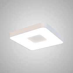 Inspired Coin Plafonnier Carré 80W LED Avec Télécommande 2700K-5000K, 3900lm, Blanc, 3 ans de Garantie