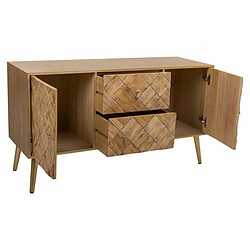 Commode Alexandra House Living Marron Bois de paulownia 41 x 65 x 118 cm