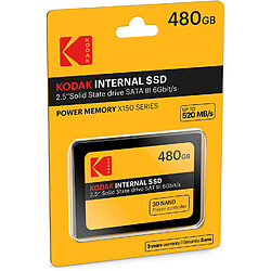 KODAK - Carte Internal SSD Power - 480GB - Noir