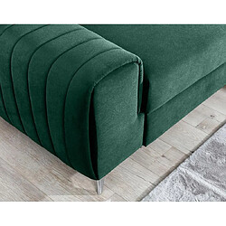 Acheter Bestmobilier Talisay - canapé d'angle droit - 5 places - convertible avec coffre - en velours