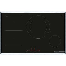 Bosch Serie 6 PVS845HB1E plaque Noir Intégré 80 cm Plaque avec zone à induction 4 zone(s)