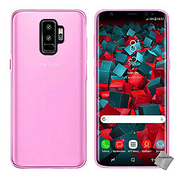 Htdmobiles Coque silicone gel fine pour Samsung Galaxy S9 Plus + film ecran - ROSE