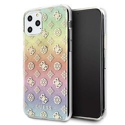 Guess Maroquinerie guess guhcn58peoml iphone 11 pro multicouleur hard coque iridescent 4g peony