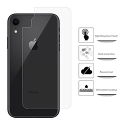 Wewoo Protection dorsale en PET pour dos droit de 100 PCS 0.1mm HD pour iPhone XR, pas de conditionnement pour vente au détail pas cher