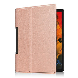 Wewoo Housse Coque Pour Lenovo Yoga Smart Tab Etui à rabat horizontal en cuir texturé avec support à deux rabattables or rose pas cher