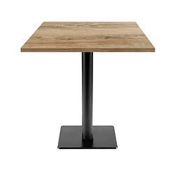 Restootab Table 70x70cm - modèle Milan T chêne slovène