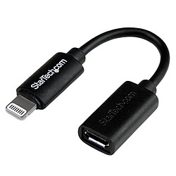 StarTech.com Adaptateur Apple Lightning vers Micro USB B pour iPhone / iPod / iPad - Mâle vers Femelle