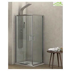 Karag Paroi de douche carrées universelles FLORA 100 H 190 cm