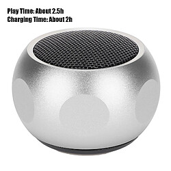 Acheter ComfortXL Mini haut-parleur bluetooth portable mignon, enceinte sans fil compacte avec dragonne pour la douche, le vélo, la voiture et les voyages - argent