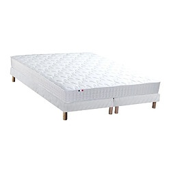 Idliterie Ensemble Matelas accueil mémoire de forme MAM AZUR + Sommier - Made in France