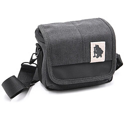 Pochette pour caméra VHBW pour Nikon CoolPix A1000 , en toile canvas grise.