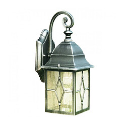 Searchlight Lanterne de jardin Genoa Aluminium Argent,noir 1 ampoule 32,5cm