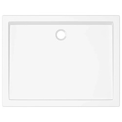 Avis vidaXL Receveur de douche rectangulaire ABS 80x100 cm