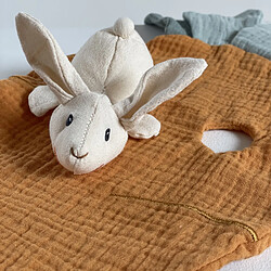 Egmont Toys Doudou lapin en gaze de coton