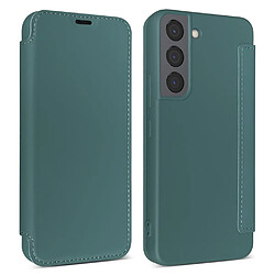 Coque en silicone vert noirâtre pour votre Samsung Galaxy S22 Plus 5G