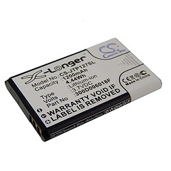 vhbw Batterie GPS ordinateur de bord compatible avec Becker Mamba, Mamba.4 CE LMU EU remplace C533457105T, 300D006018F (1200mAh, 3.7V, Li-Ion)